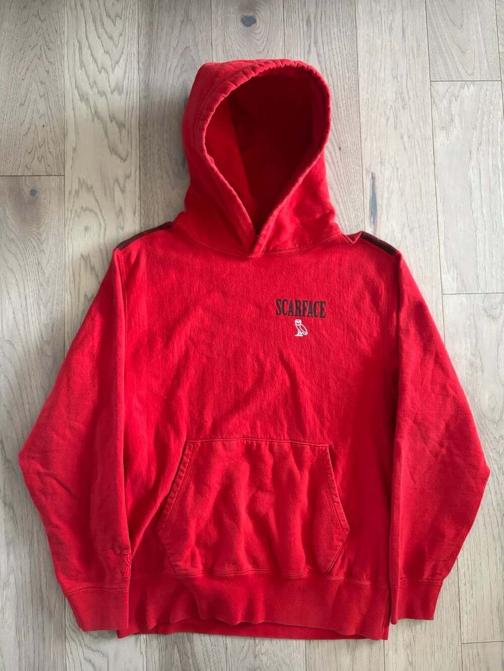 OVO x Scarface Hoodie Size M Red